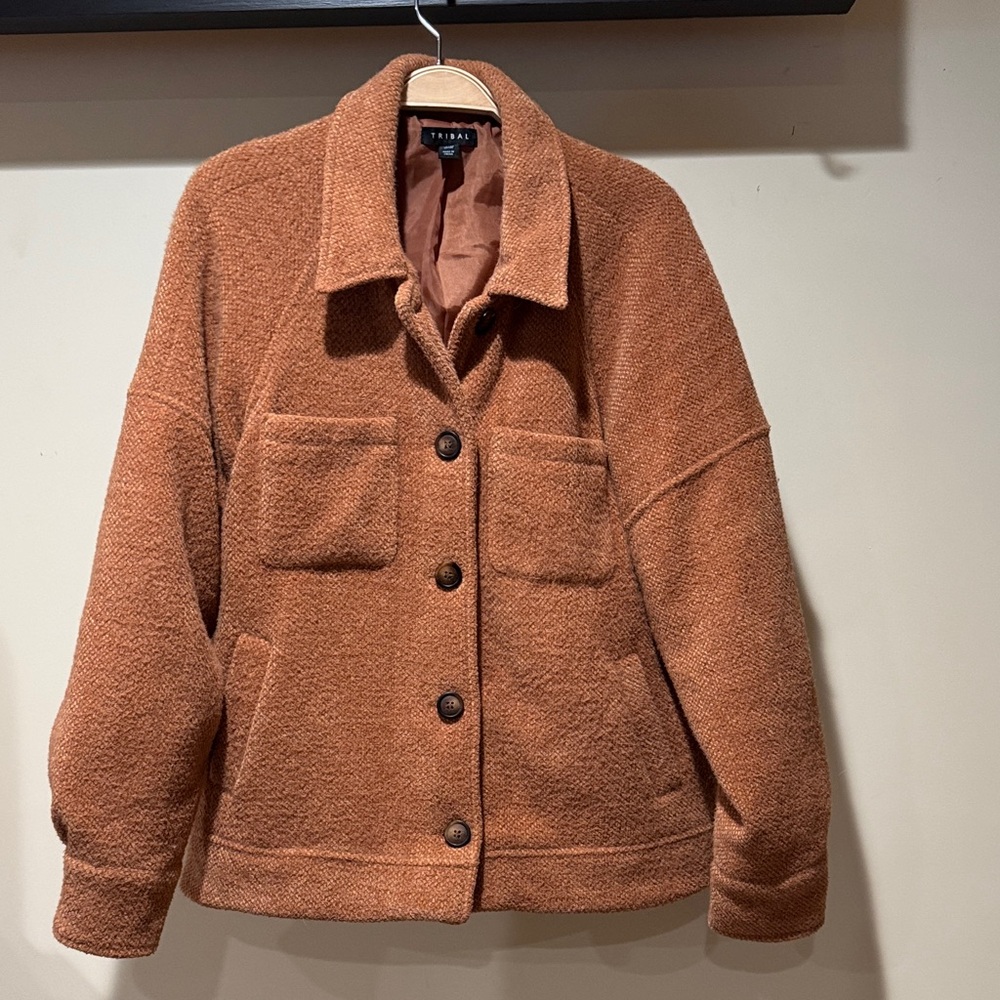 Tribal Tan Teddy Jacket